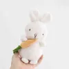 Super Cute Fluffy Hair Angora Rabbit Plush Toy Long Plush Hug Star Carrot Short Ears Bunny Plushies For Kids Birthday Gift Y2111194127765