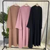 Etnische kleding Ramadan Eid Mubarak Kaftan Abaya Dubai Pakistaanse Turkije Islam Arabische moslim lange jurk voor vrouwen gewaad longue femme2764