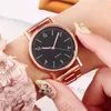 Montres-bracelets montre femme acier inoxydable mode horloges lumineuses Miss Quartz cadeau montres Relogio Feminino