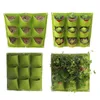 Hanging Planters Pots Green Vertical Plant Growing Bag Garden Balcony Planting Bag Indoor And Outdoor