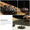 Candle Holders 1Pc Metal Lotus Incense Insertion Retro Sandalwood Line Burner