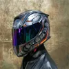 2021 novo capacete de motocicleta masculino e feminino cobertura completa quatro estações lente dupla corrida capacete completo moda trend5139952