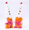 Gelukkige Moederdag Gnome Pluche Poppen met Liefde Hart Love Mom Themed Stuk speelgoed Doll Verjaardag Festival Homedecor Gift voor Mamma