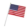 NEWMini America National Hand Flag 21*14 cm US Stars and the Stripes Flags For Festival Celebration Parade General Election EWE6849