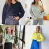 Wixra V Neck Sweaters Kvinnor Pullover Femme Jumper Korean Fashion Ladies Solid Knitwear Topp Höst Vinter 211123