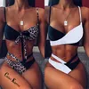 Catei Karrui Damen-Badeanzug, Markendesign, Leopardenmuster, Bikini, geteilt, hochwertig, sexy, hohe Taille, Übergröße, 210621