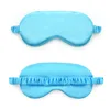 Naśladowany Silk Maski Sen Eyemask Rest Rozcieńczający Oczu Maska Wyściełana Cień Osłona Eyepatch Do podróży Relax Aid Oploads