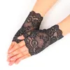 Venda de verão Sailor Dança Longo Luvas Sem Fingerless Mulheres Sexy Lace Senhoras Meia Dedo Fishnet Malha Elegante Mitten8Pairs / 16pcs