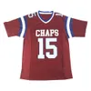 Anpassad Drew Brees 15# High School Football Jersey Ed Red Eventuella namnnummer STORLEK S-4XL-tröjor toppkvalitet