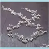 Headbands Jewelryahmad Amin Exclusive Link Handmade Bridal Vine Headband Wedding Aessories Comb Pins Hair Jewelry Drop Delivery 2021 4Hcsi