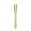 Mini Gold Spoon Spice Powder Shovel Household Smoking Accessories Snuff Snorter Sniffer Portable Eye Cream Spoons