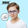 HBK Kids Anti Blue Lightブロッキングメガネ子供の光学柔軟なフレームアイグラスボーイズガールズコンピューター透明アイウェア210526219188