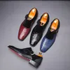 Classic Style Men Oxford Shoes Genuine Leather Black Brown Lace up Formal Wedding Office Dress Shoe