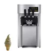 Commercial Soft Ice Cream Makers Machine Desktop Stainless Steel Dessert Vending Machine