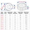 Ingranaggio cilindrico 1 pezzo 1M68/69/70/71/72/73/74/75T foro ruvido 8/10mm ruota 45 # acciaio al carbonio Materiale ingranaggio motore Altezza totale 10mm