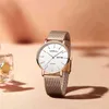 2021 CRRJU Fashion Luxury Woman Watches Rose Gold Quartz Dress Bracelet Wristwatch with Stainless Steel Female Clock Zegarki