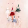 Christmas Dancing Angel Doll Pendant Xmas Tree Hanging Ornaments Plush Elves Holiday Present New Year Gifts PHJK2109