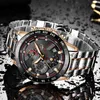 Lige 2020 Neue Business Herren Uhren Top-marke Luxus Edelstahl Wasserdichte Sport Chronograph Quarzuhr Männer Reloj Hombre Q0524