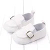 İlk Walkers Bebek Erkek Ayakkabı Deri Moccasin Bebek Siyah Beşik Toddler Walker Ayakkabılar 0 -1Yar Bebekler
