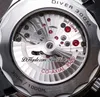 TWF Diver 300M A8500 Automatic Mens Watch 42mm Black Ceramics Bezel Gray Wave Texture Dial Date Rubber Strap 210.32.42.20.06.001 Watches Super Edition Puretime 02b2