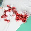 28 pièces par boîte décorations d'arbre de noël décor intérieur boules peintes colorées ornements SF0099