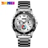Armbanduhr Skmei Fashion Sport Watch Männer Luxus Quarz Armbanduhr wasserdichte Edelstahl Armband Uhren Watches