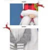 Kerstdecoratie pluche gezichtsloze pop gevulde oudere gordijn gesp tie touw deur hangende benodigdheden llf12200