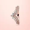 100% 925 Sterling Silver Princess Ben Zircon Ring 2021 Kvinnor Mode DIY Fine Jewelry Valentine Day Presenter