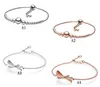 Bijoux de créateurs 925 Bracelet en argent Charm Perle Fit Pandora Bow avec Design Slide Bracelets Perles Style Européen Charms Perlé Murano