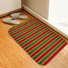Carpets Color Christmas Tree Printing Flannel Thick Non-slip Soft And Comfortable Home Bathroom Living Room Bedside Carpet