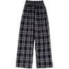 JMPRS Plaid Hosen Frauen Streetwear Cool Girl Hohe Taille Hosen Harem Jogginghose Jogger Frauen Cargo Schweiß Schwarz Weiß Hosen Y211115