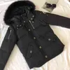 High Quality Real Fur Mens Canadian Moosen Kncks 3Q Parka Goose Down Jacket Warm Outerdoor Coat Windproof Extreme Weather 211228