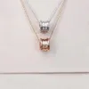 Mode Märke Smycken Rostfritt Stål Mäns Halsband Par Julklapp Halsband för kvinnor Q0531