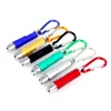 Den billigaste olika mini -ficklampan Keychain Electric Torch Aluminium Alloy LED 50st Kvalitet lovade snabb frakt