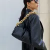 2020 новая брендовая женская сумка из мягкой натуральной кожи с большой металлической цепочкой, ручная сумка для женщин newbag555 hualonglin Brandb247R
