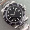 Mens Watch No Date 114060 Series 40mm Ceramische bezel Saffier Glass Classic Black Dial Men Watches Automatische beweging met Glide LO5638444