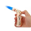 Winddicht Butaan Gas Lichter Sigaar Tool Spuitpistool Vierfold Jet Flame Torch Aanstekers Roken Accessoires voor Glas Water Bong Micro Culinair