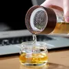 NEWDouble-layer Tumblers tea-water separation glass tea cup with strainer portable EWA6091