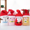 Home Blankets Cartoon Santa Claus Elk Snowman Christmas Pig Hat Flannel Blanket Christmas Creative Gifts