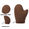 Nieuwe bruinen Mitt met duim voor Self Tanners Tan Applicator Mitt voor Spray Tan Beach Speciale handschoenen