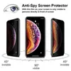 ケースフレンドリーなプライバシースクリーンプロテクターガラス付きガラス14 Pro Max 13 Mini 12 11 X XR XS 7 8 Plus SE Anti Fingerprint with Retail Packag