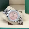 Women's Automatic Mechanical Watch 31mm Diamond Gemstone Classic pink stainless steel collapsible buckle waterproof women's watch