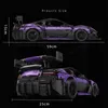 MOC-8780 1:8 Purple Famous Super Sports Car Vantage Building Blocks Techniced C001 Model 3850Pcs Assembly Bricks Children Toys Christmas Birthday Gifts For Kids