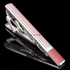 Cuivre Stripe Plaid Pinces À Cravate Chemises Top Robe Costumes D'affaires Tie Bar Fermoirs Cou Liens Or Bijoux De Mode pour Hommes Cadeau Will et Sandy