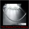 Nouvelle arrivée Flash collier de corde torsadée hommes collier de plaque en argent sterling Stsn067, mode 925 chaînes en argent collier usine directe 0 9Frcp