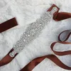 Wedding Sashes Luxury Hundreds Of Diamond Belts Silver Clear Crystal Bridal Belt Rhinestones Sash For Pograph Prom Props