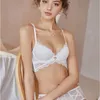 Autre culotte 2020 Nouvelle broderie en coton épais en coton broderie de soutien-gorge vert push up c D tasse sous-vêtements ensemble sexy bras femme lingerie lingerie sets noir l2404