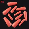 38 Farben Fake Nail Artificial Press on Long Ballerina Clear Natural White False Coffin Nails Art Tips Full Cover Flase Nails 500P9638219