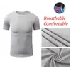 Maillots de course Compression confortable pour hommes sous la couche de base chemise haute hommes T-shirt à manches longues collants Gym Fitness Sport hauts t-shirts