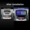 10.1" 2 din Android Car dvd Radio GPS Navigation Multimedia Player For PEUGEOT 107 Citroen C1 Toyota Aygo 2005 - 2014